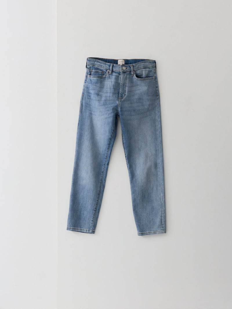 Stretch Denim Cigarette Fit Ankle Length Jeans 28 Inch