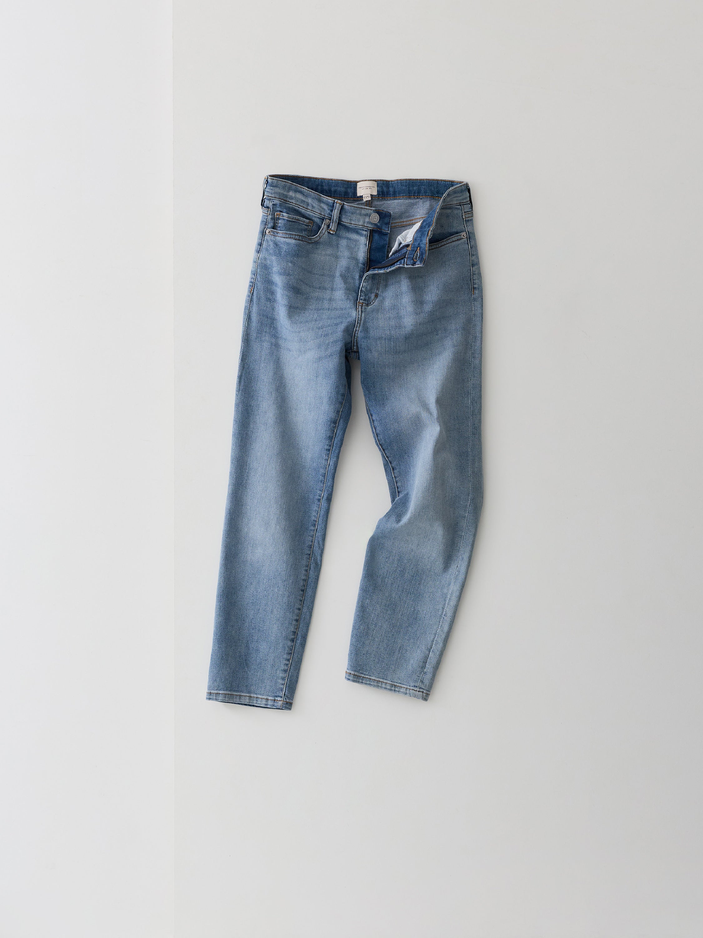 Stretch Denim Cigarette Fit Ankle Length Jeans 28 Inch