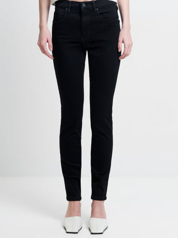 Soft Stretch Denim High Rise Skinny Jeans 30 Inch