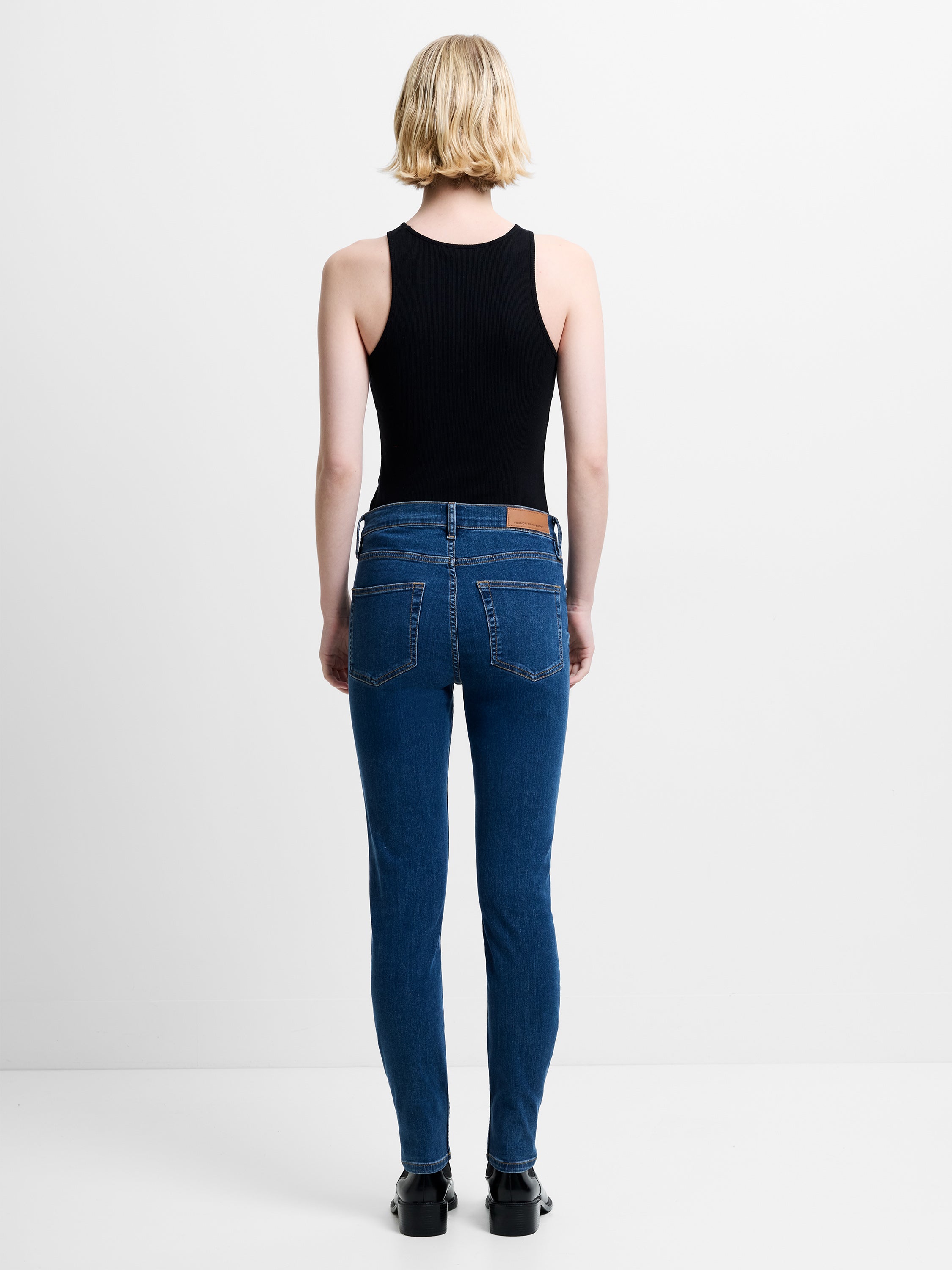 Soft Stretch Denim High Rise Skinny Jeans 30 Inch