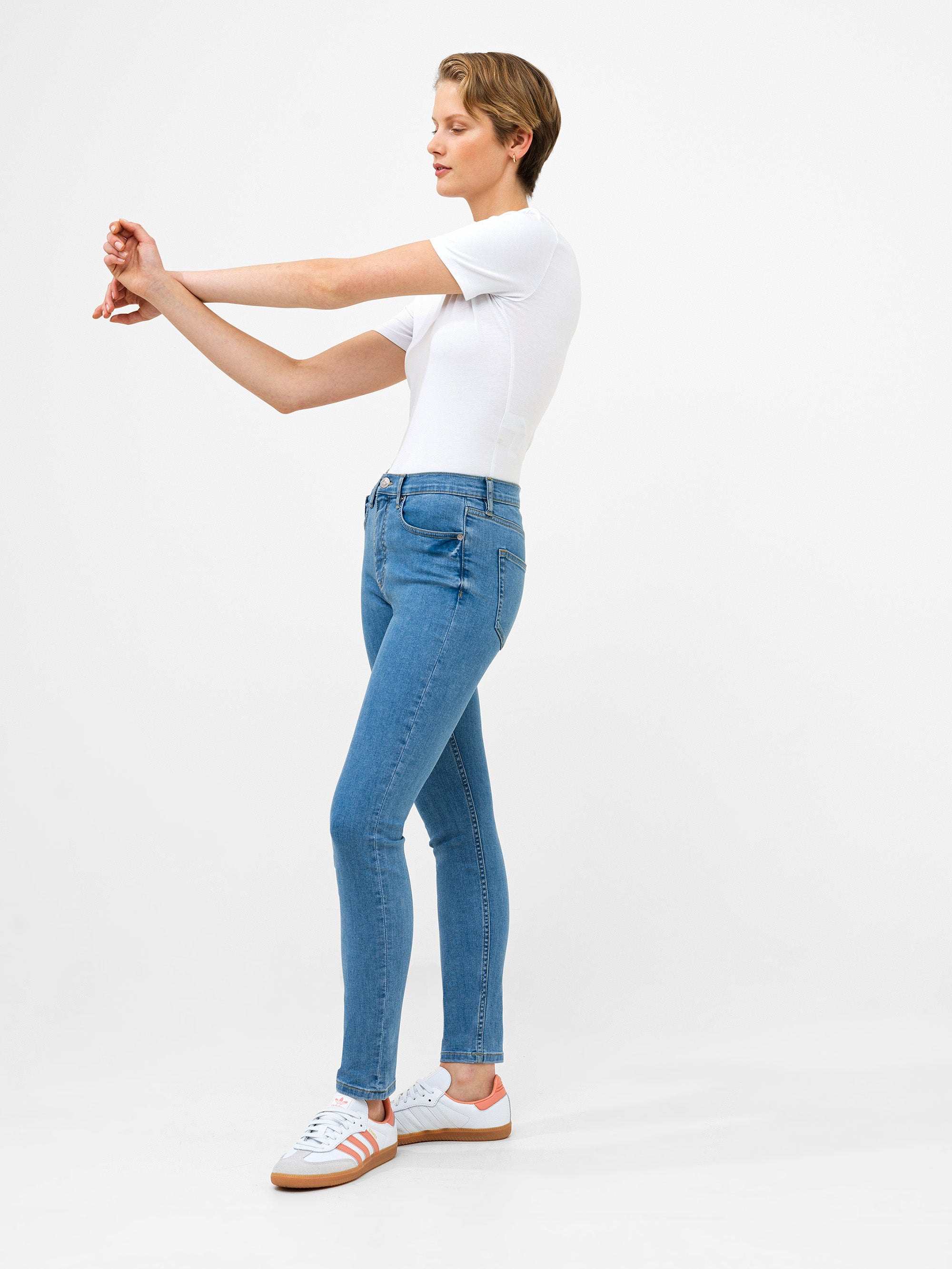 Jag Jeans 30 X 36 Slim Fit Ruby Mid Rise Straight Leg Jeans In