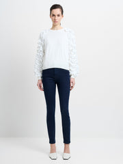 Soft Stretch Denim High Rise Skinny Jeans 30 Inch