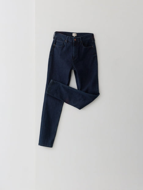 Soft Stretch Denim High Rise Skinny Jeans 30 Inch