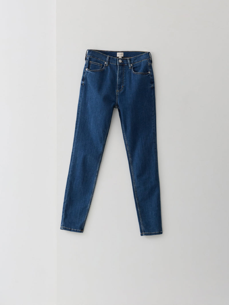 Soft Stretch Denim High Rise Skinny Jeans 30 Inch