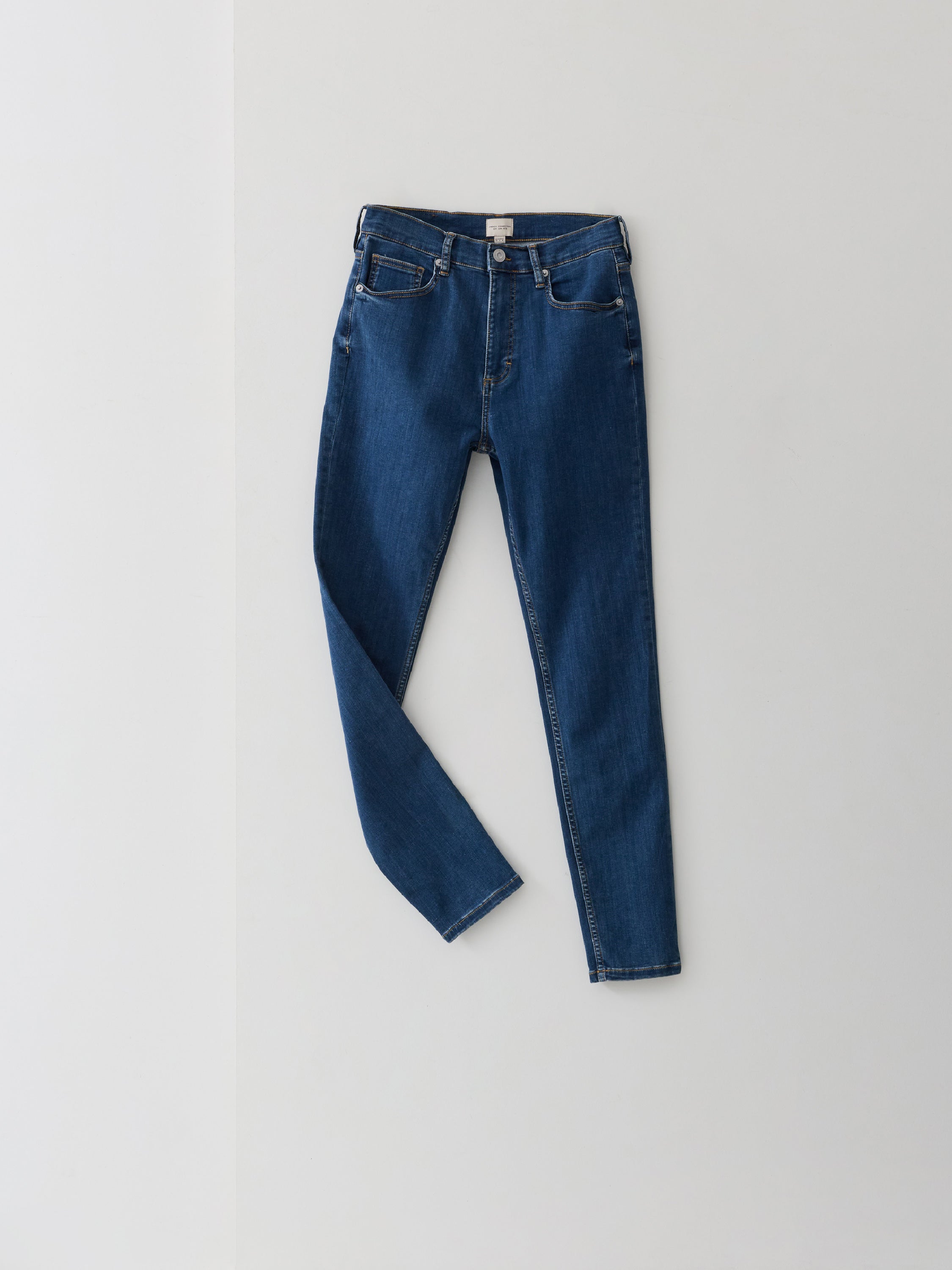 Soft Stretch Denim High Rise Skinny Jeans 30 Inch