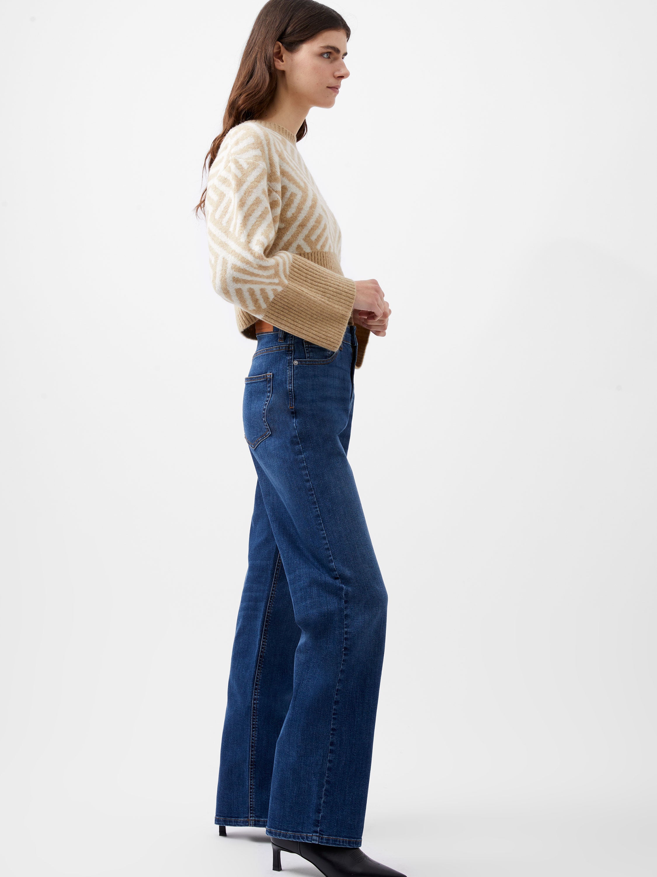 Toms Denim Bleach Line Jeans Vintage French Connection EU