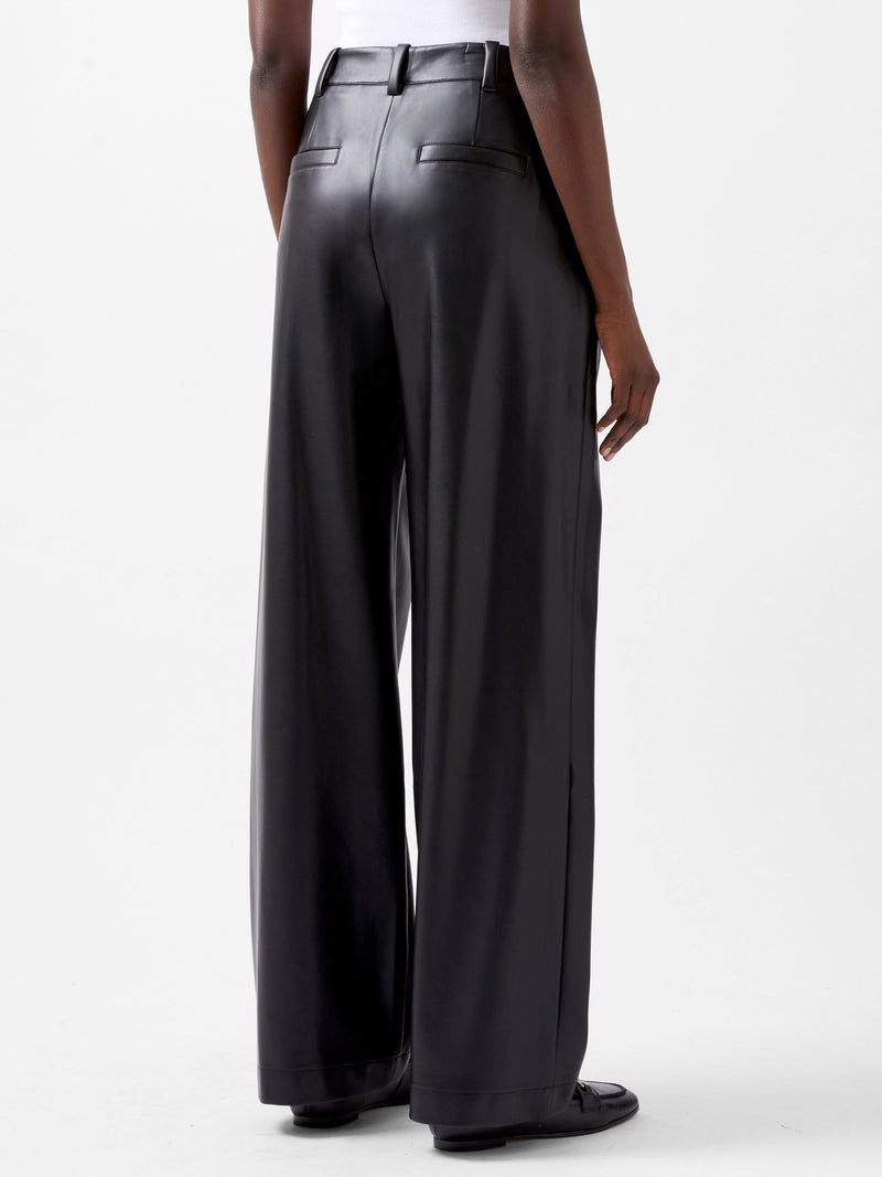 Crolenda PU Wide Leg Trousers