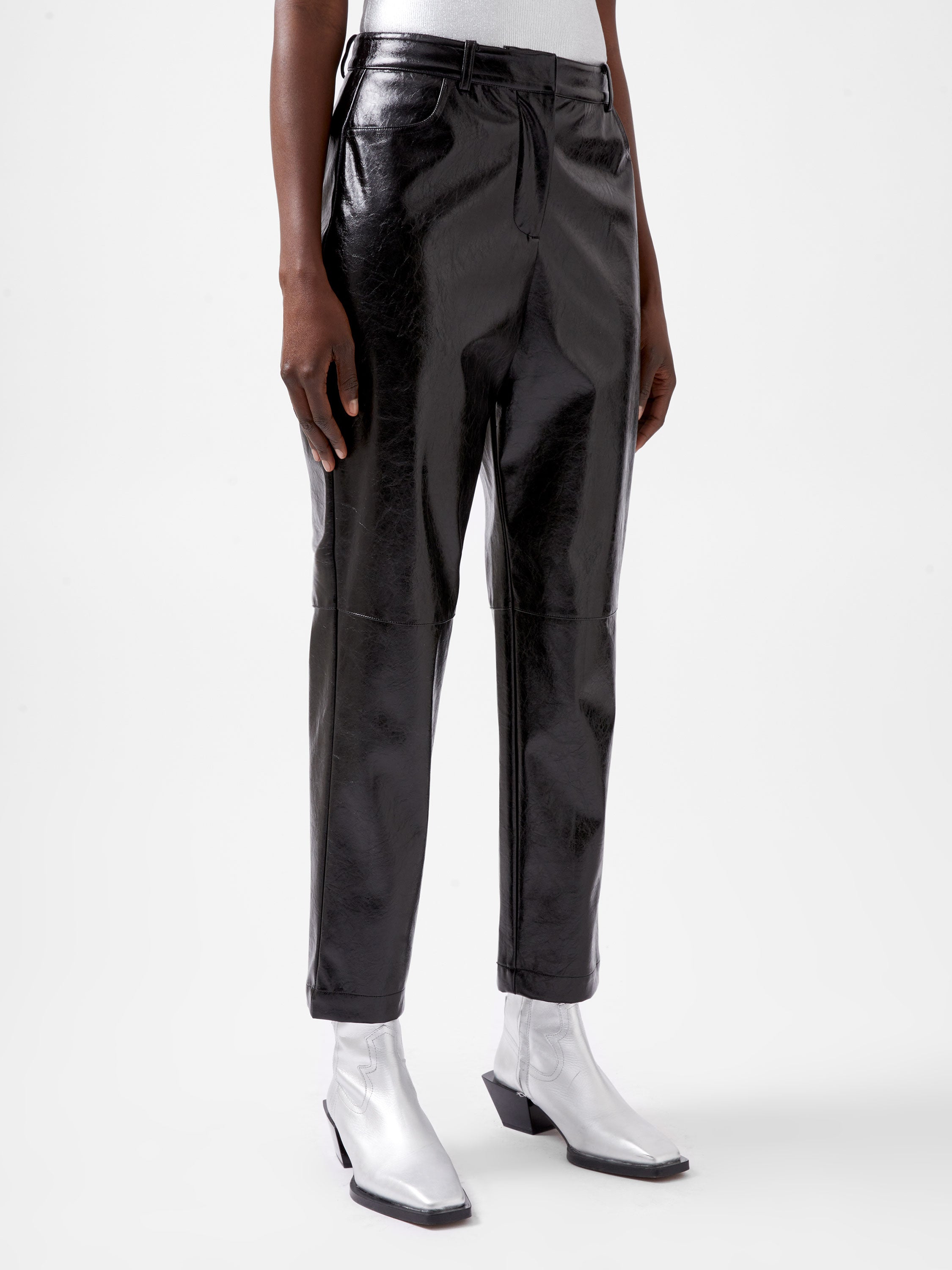 Emmett PU Tapered Trousers