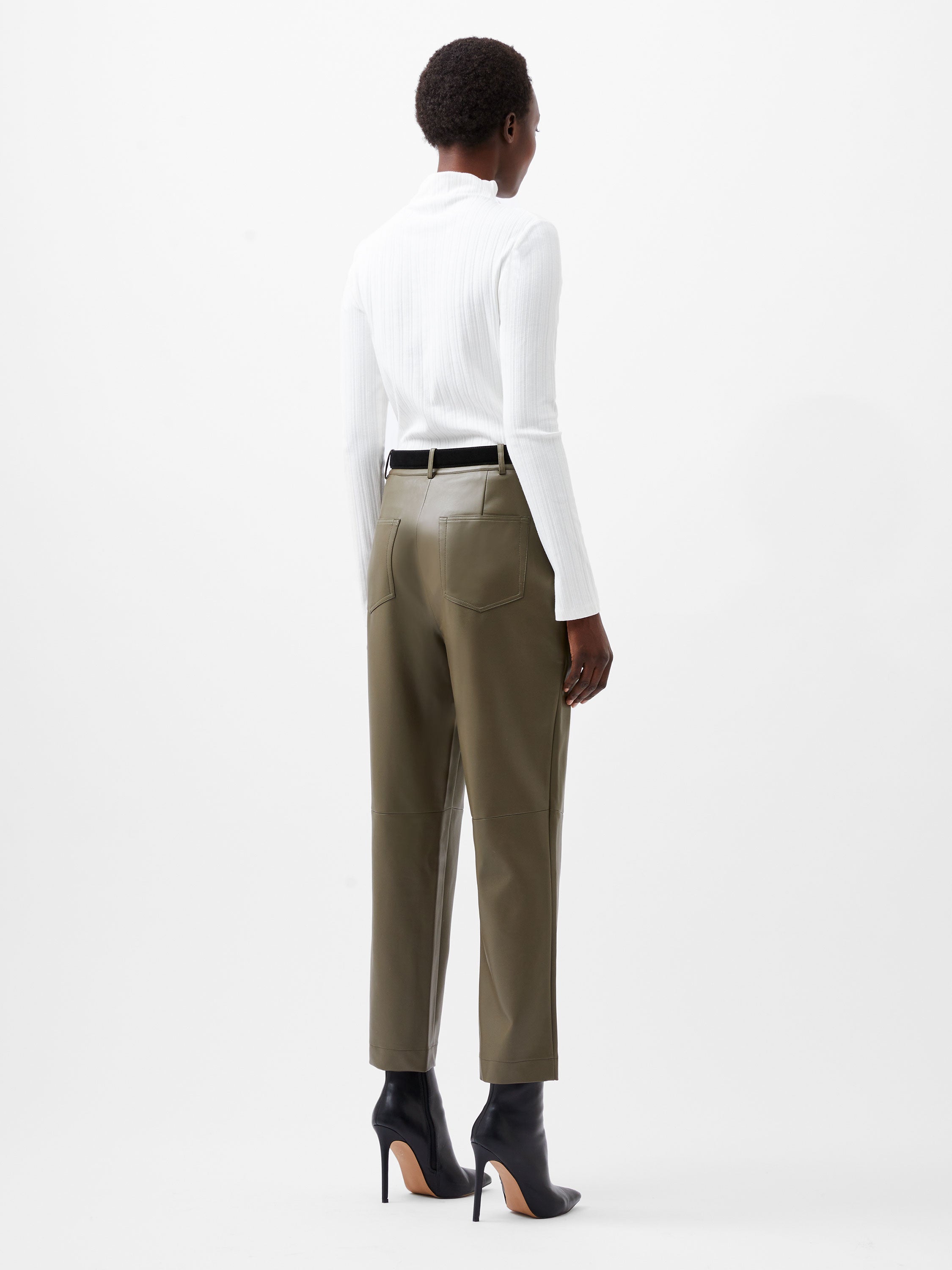 Crolenda PU Tapered Trousers