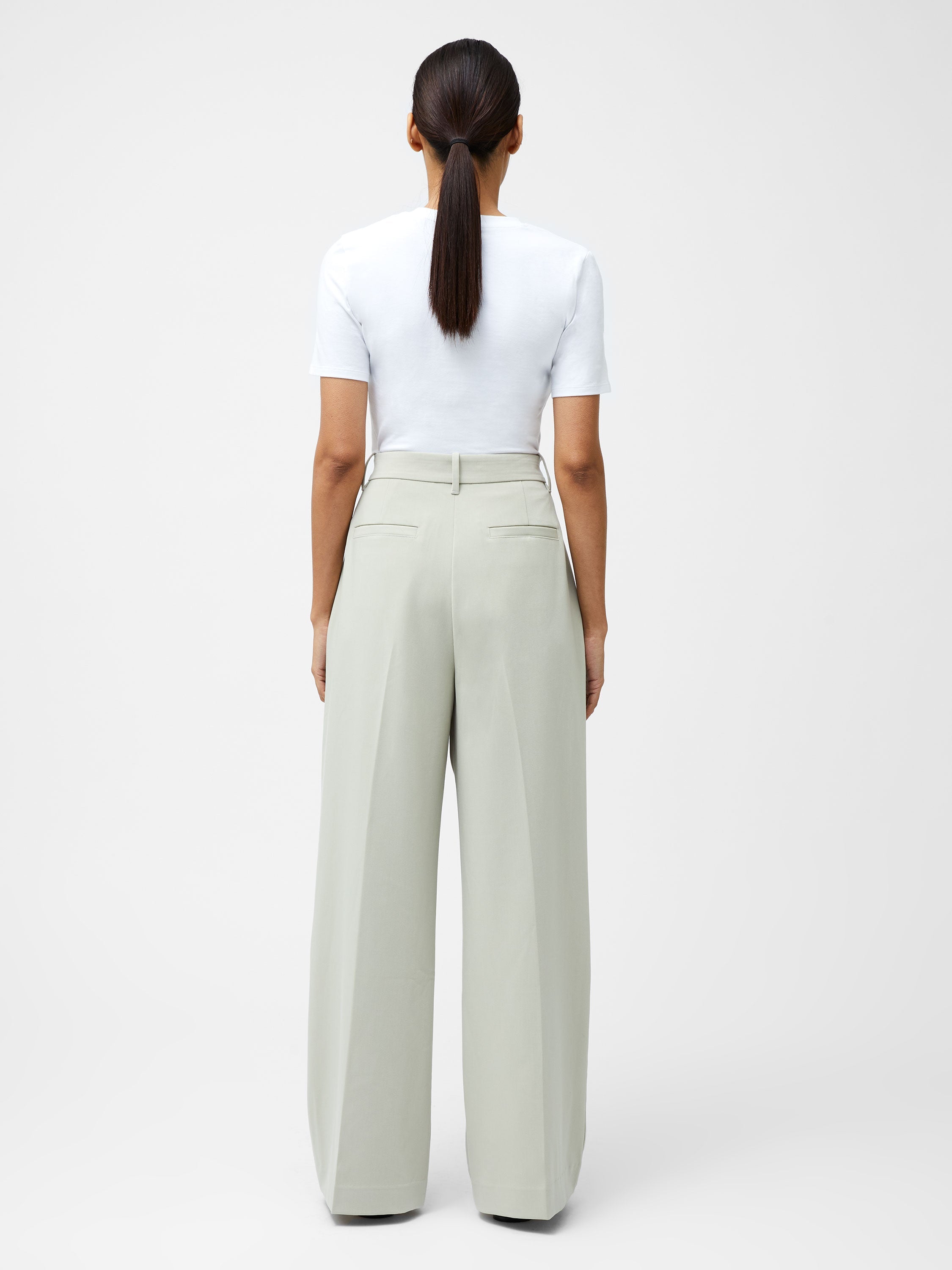 Angie Tailored Wide Leg Trousers