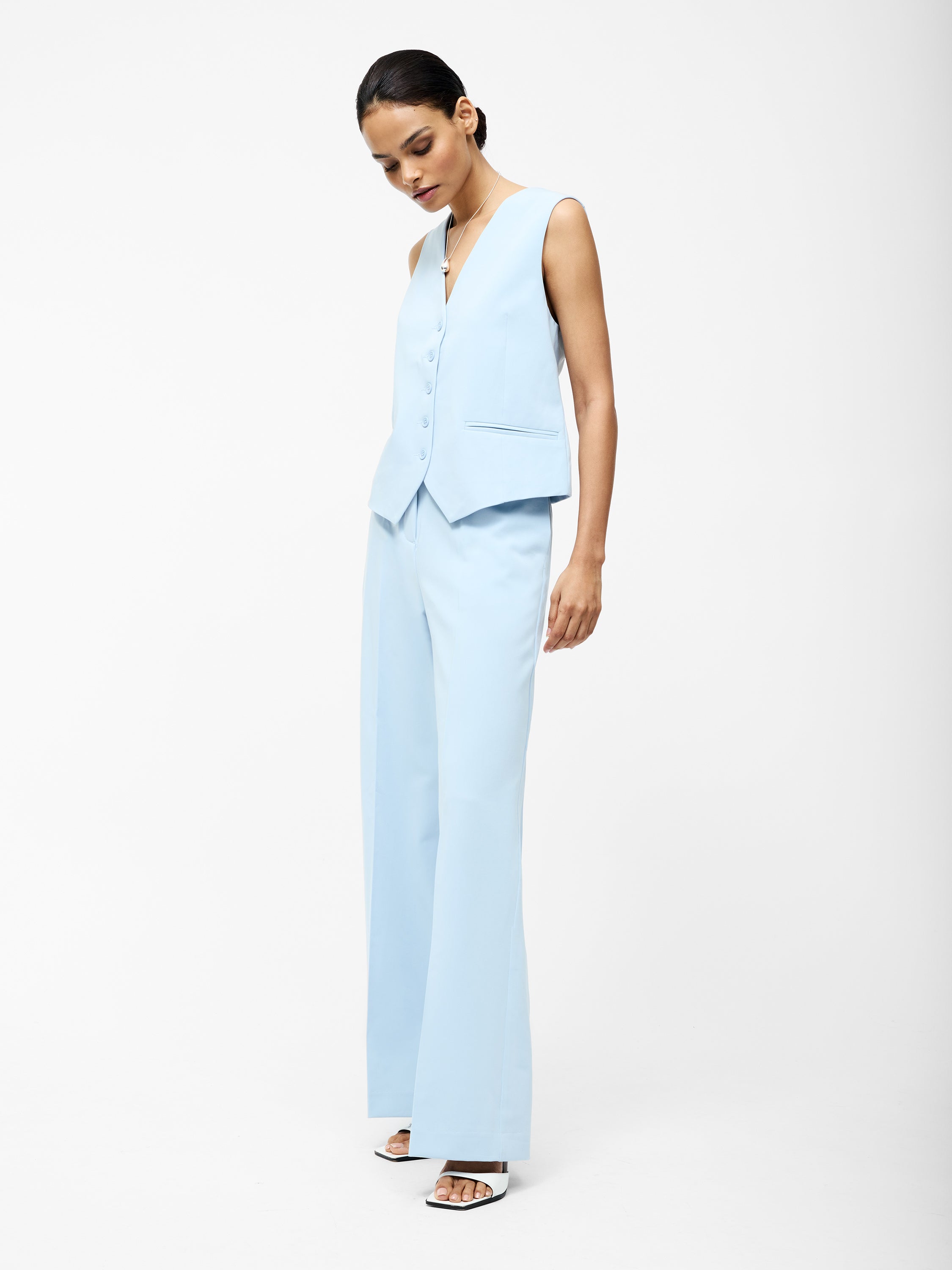 Angie Tailored Wide Leg Trousers