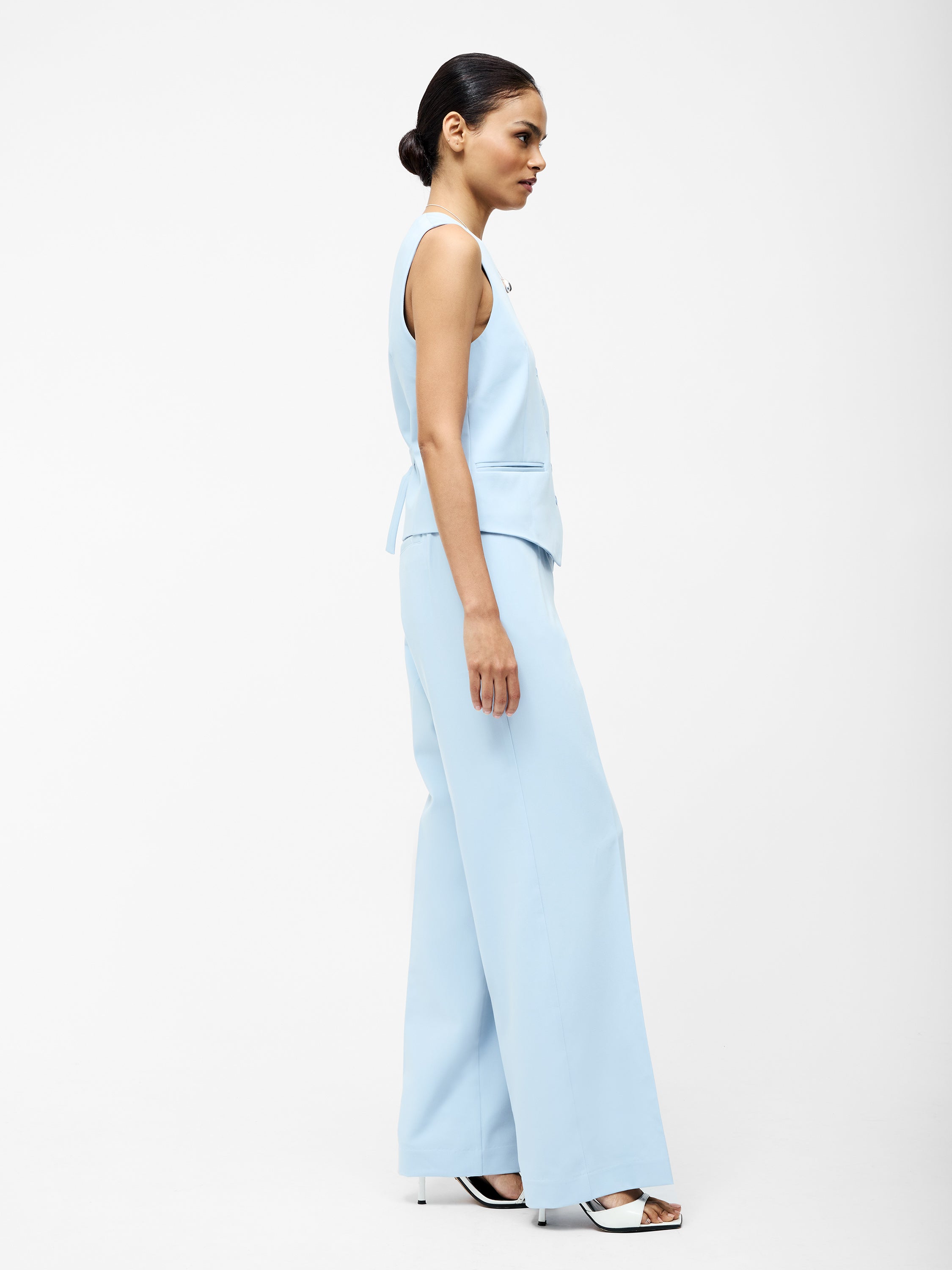 Angie Tailored Wide Leg Trousers