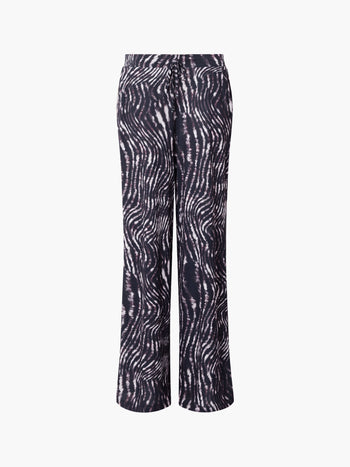 Zina Portia Wide Leg Printed Trousers