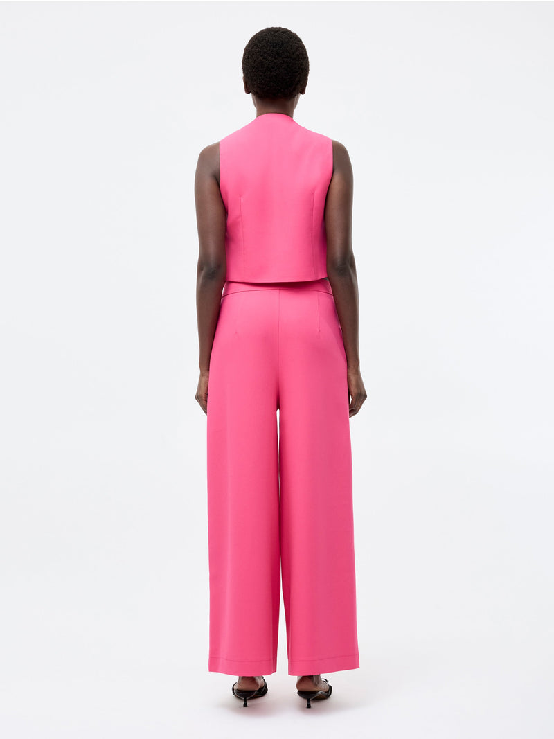 Tailored Wide Leg Trousers
