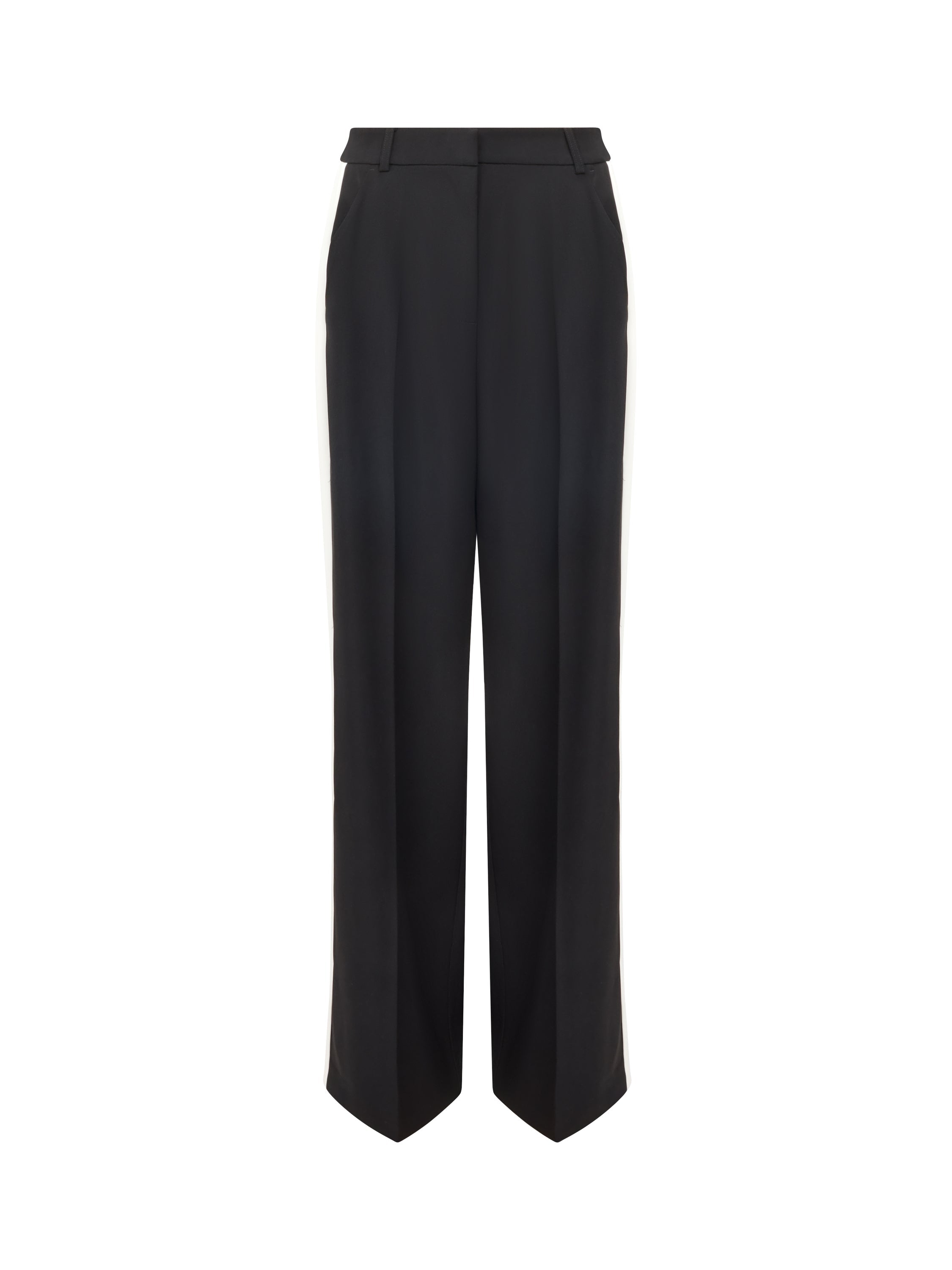 Vinnie Side Stripe Wide Leg Trousers