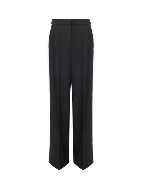 Vinnie Side Stripe Wide Leg Trousers