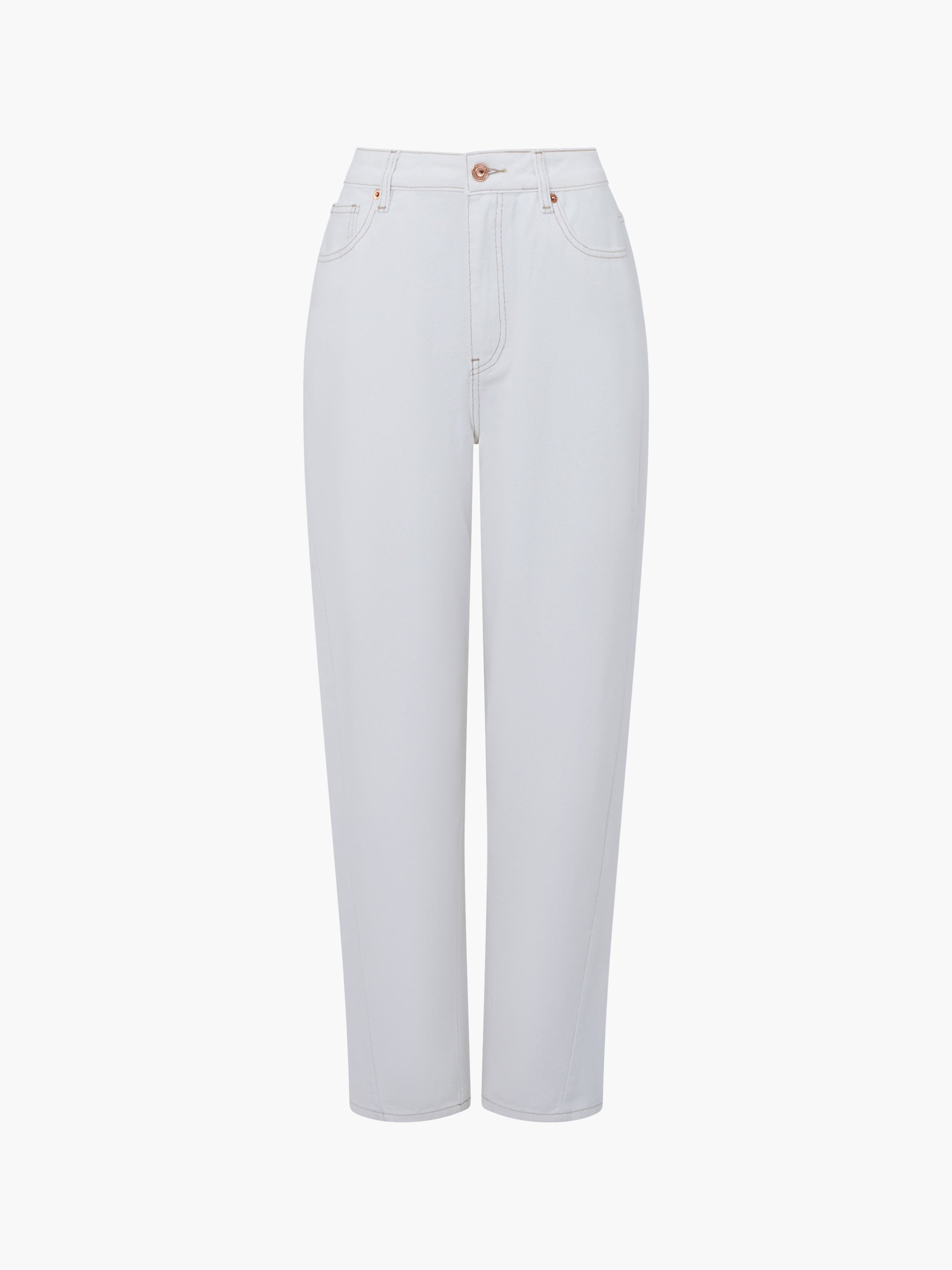 Loren Twill Denim Barrel Leg Jeans