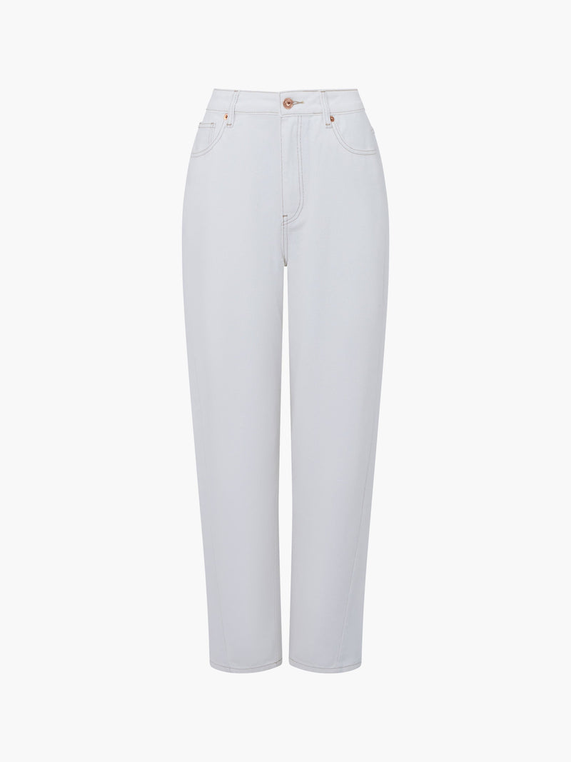 Loren Twill Denim Barrel Leg Jeans