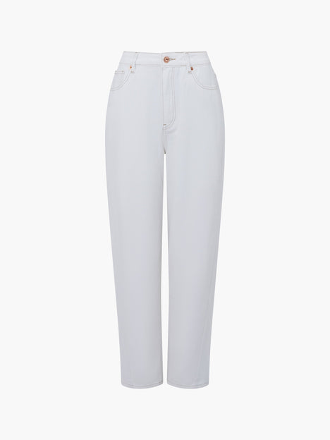 Loren Twill Denim Barrel Leg Jeans