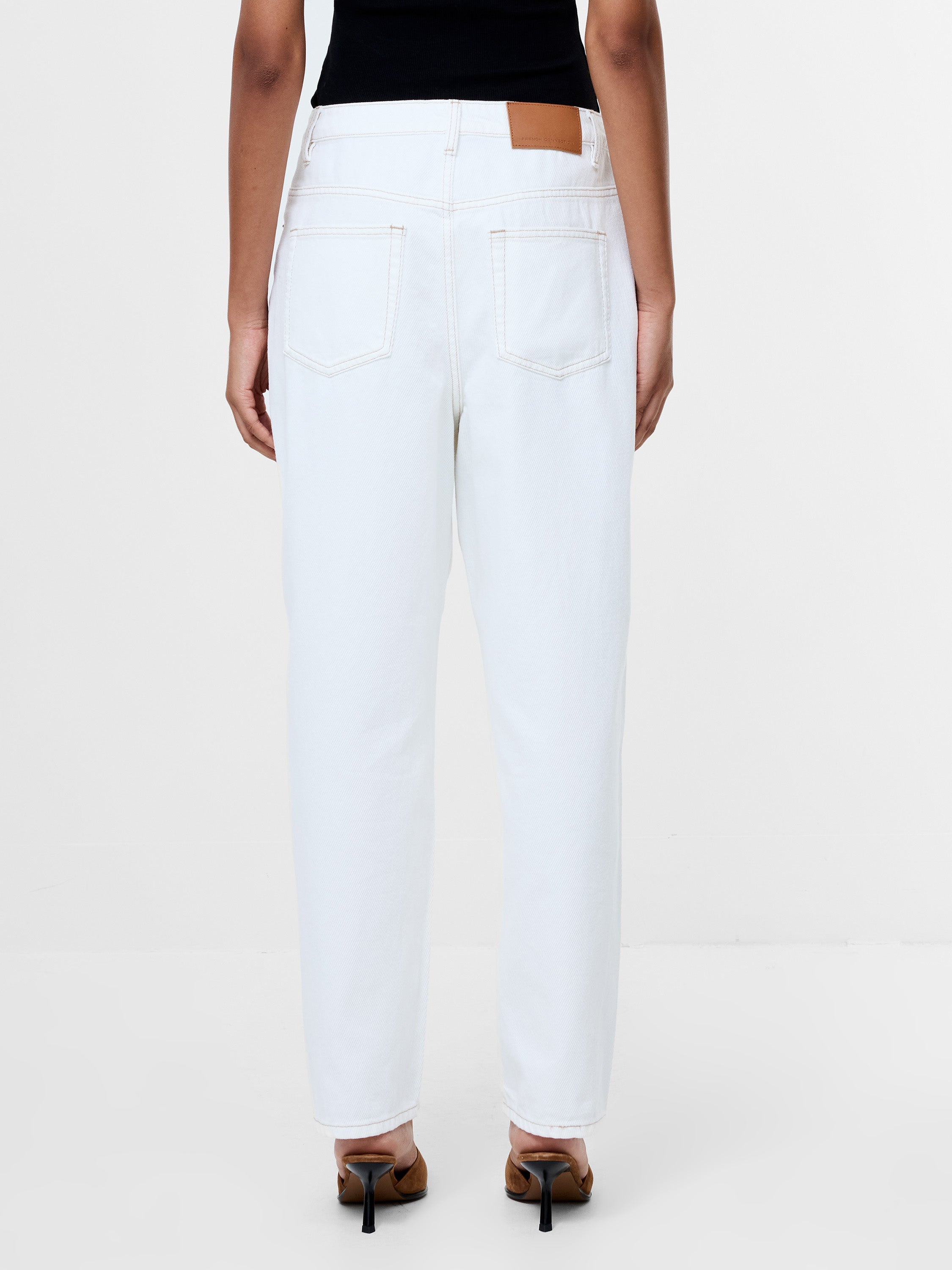 Loren Twill Denim Barrel Leg Jeans