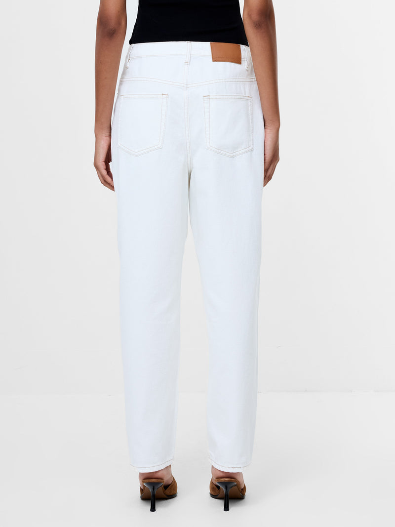 Loren Twill Denim Barrel Leg Jeans