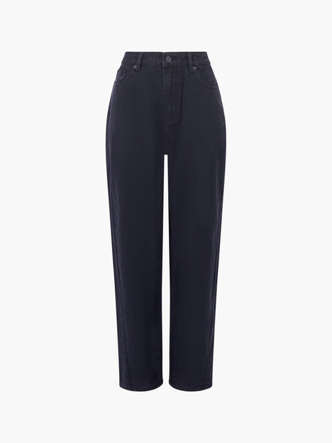 Loren Twill Denim Barrel Leg Jeans