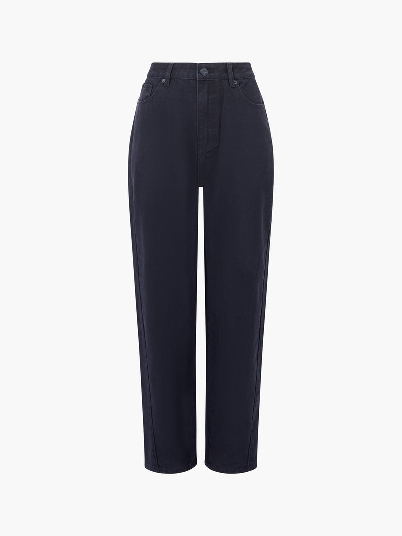 Loren Twill Denim Barrel Leg Jeans