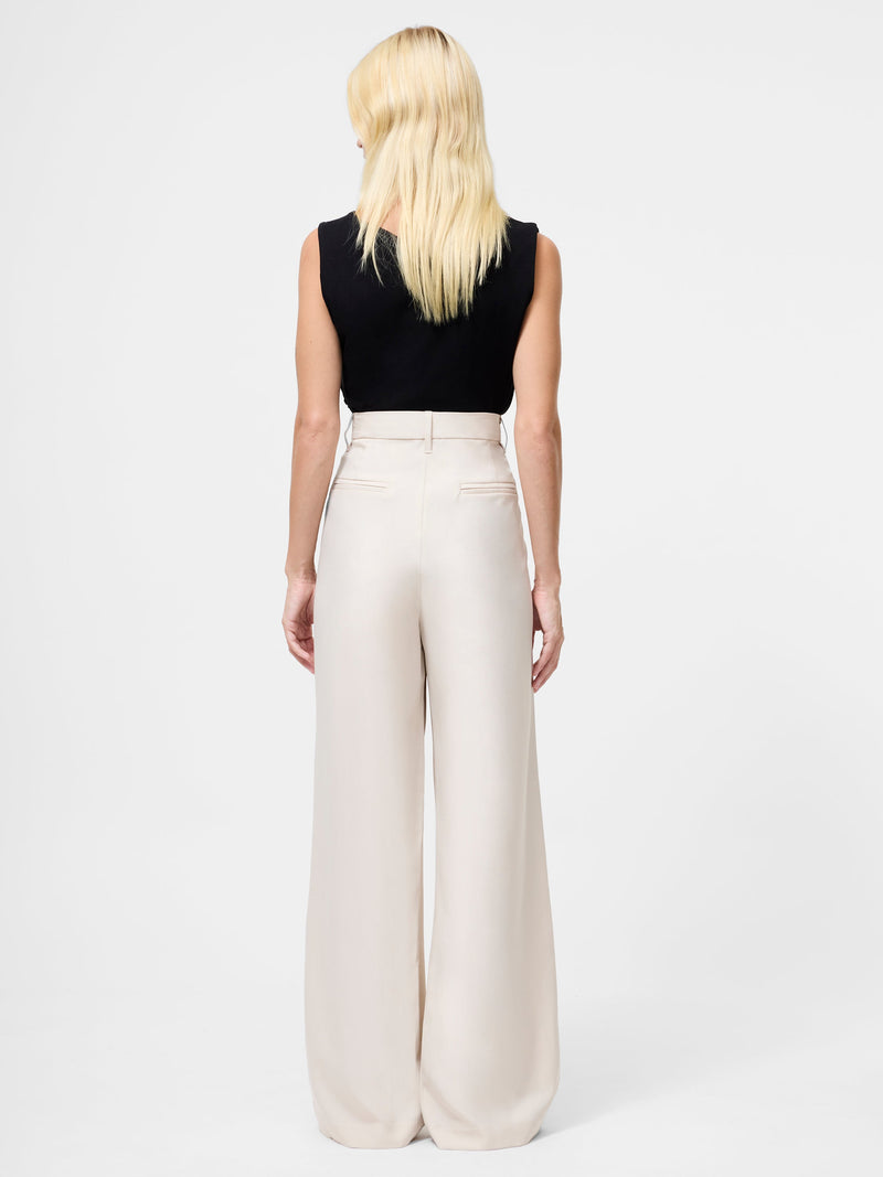 Imola Tailored Triple Pleat Wide Leg Trousers