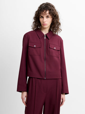 Twyla Suiting Structured Hem Jacket