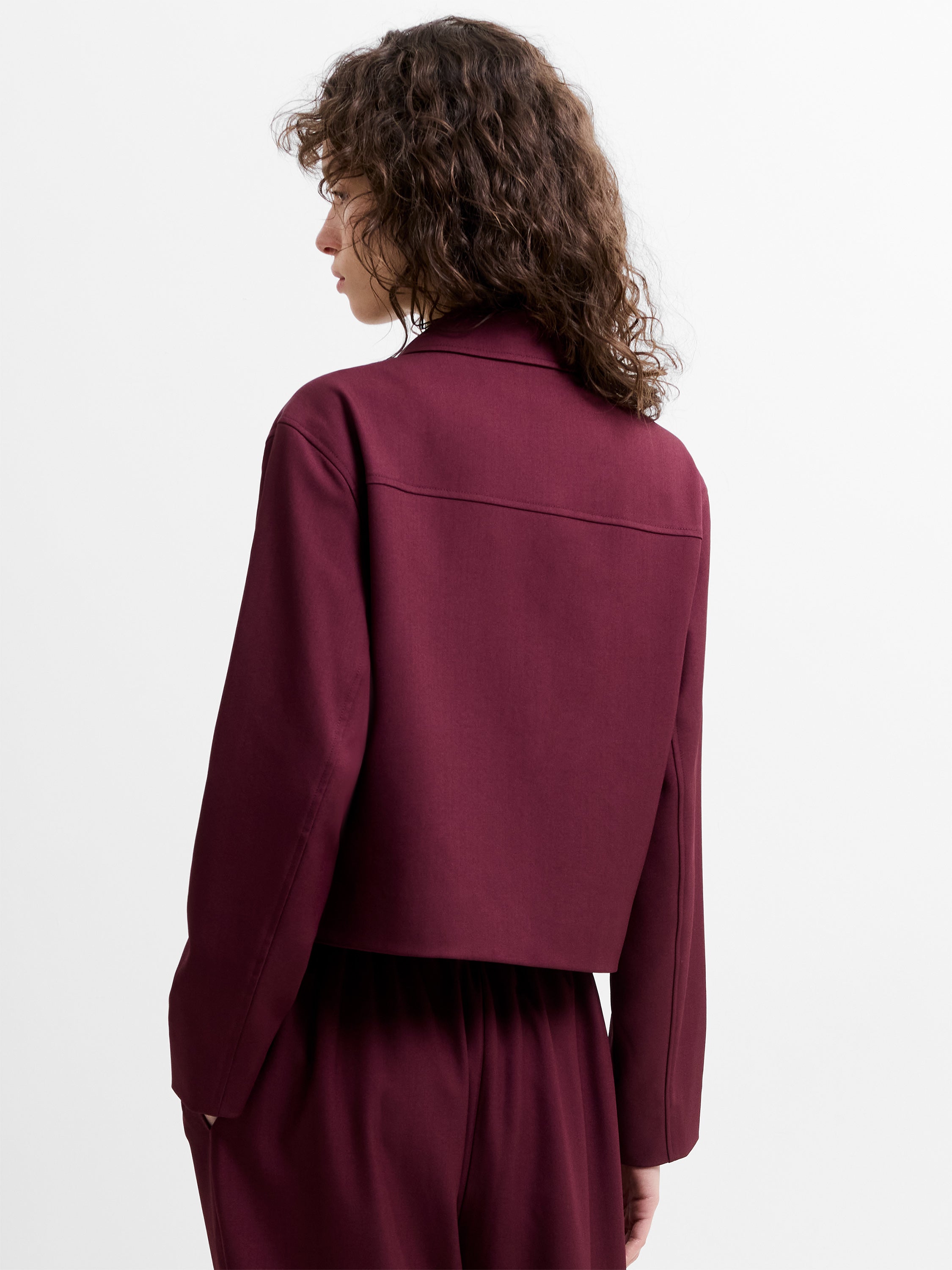 Twyla Suiting Structured Hem Jacket