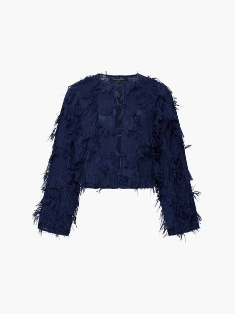 Millie Hyper Texture Navy Jacket