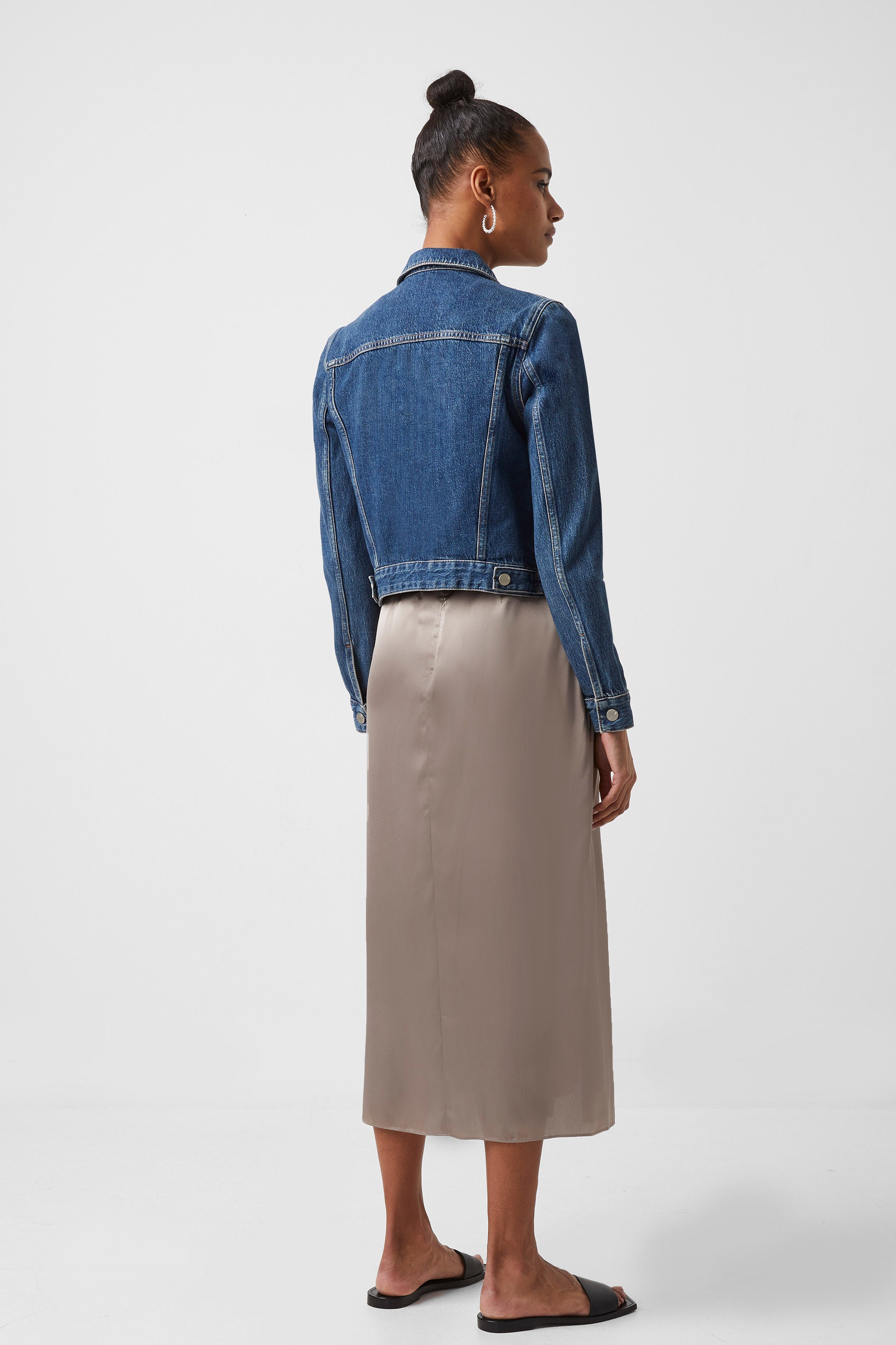 Macee Micro Western Denim Jacket