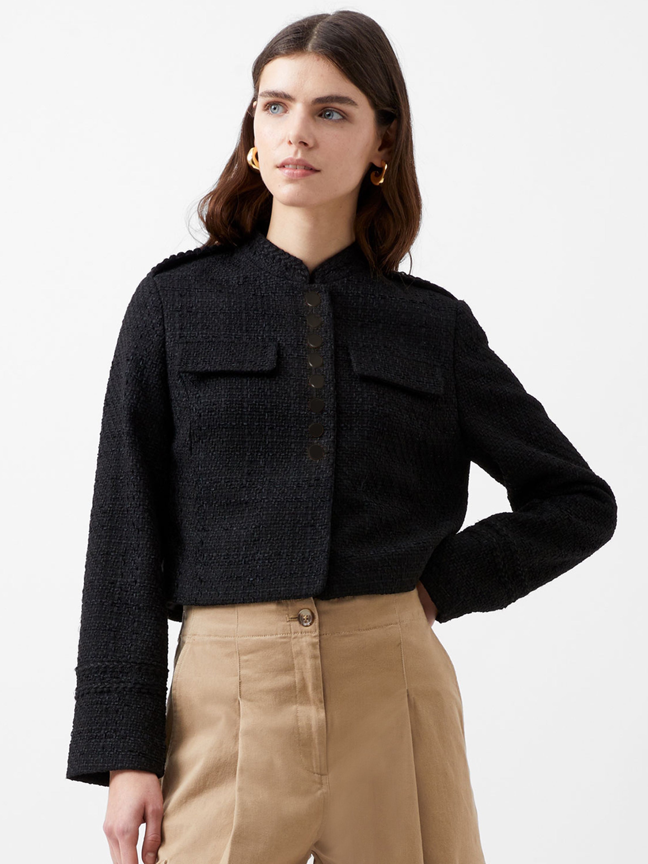 Felice Tweed Military Jacket