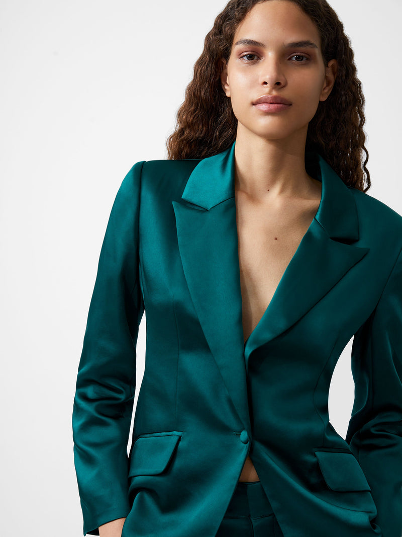 Carey Satin Blazer