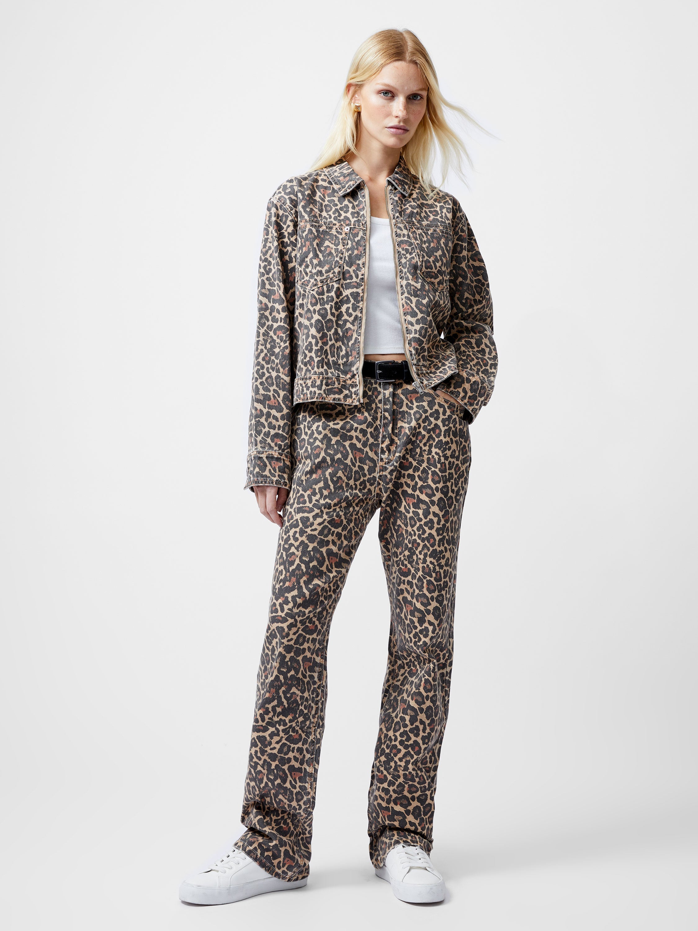 コンダクター LEOPARD FRANKENSTEIN JACKET 2 el conductorH