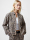 Charlie Leopard Print Denim Jacket