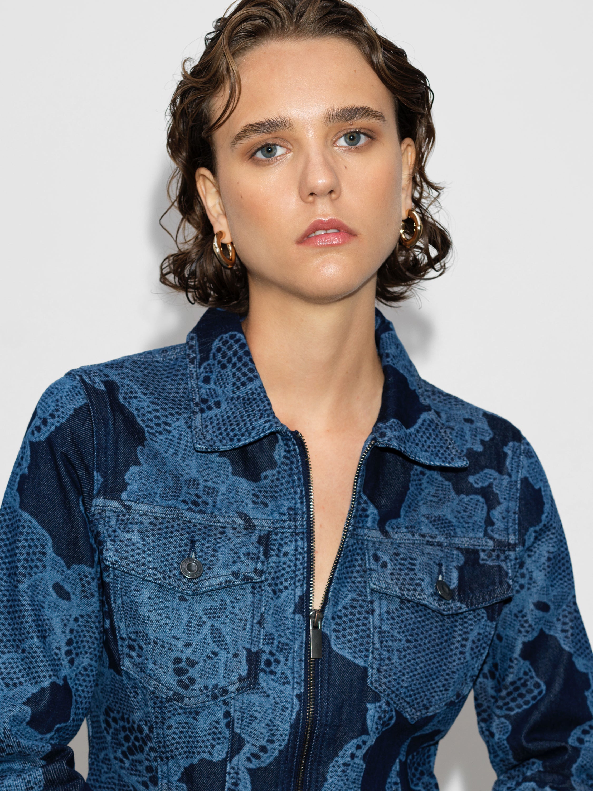 Jennie Denim Panelled Jacket