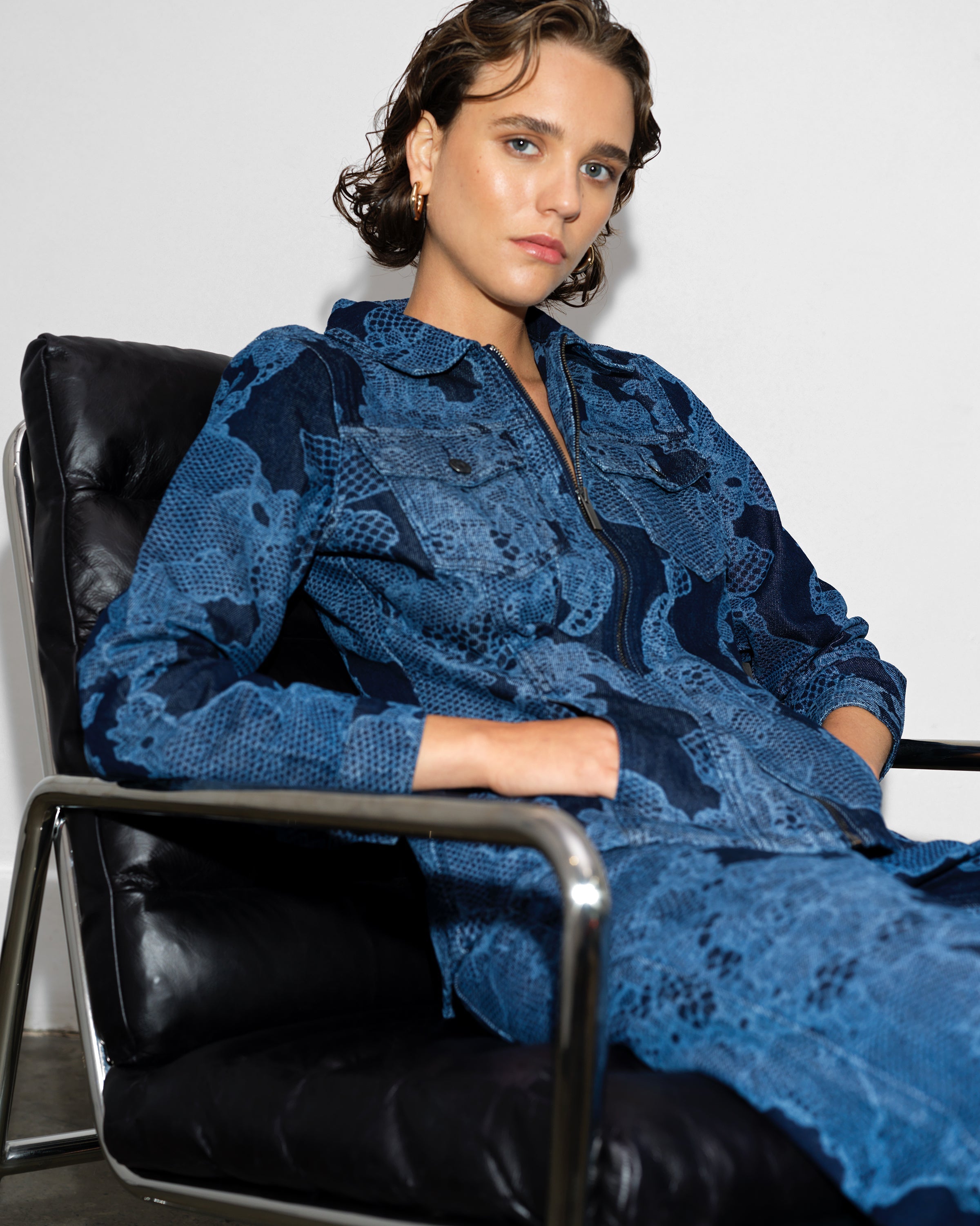 Jennie Denim Panelled Jacket