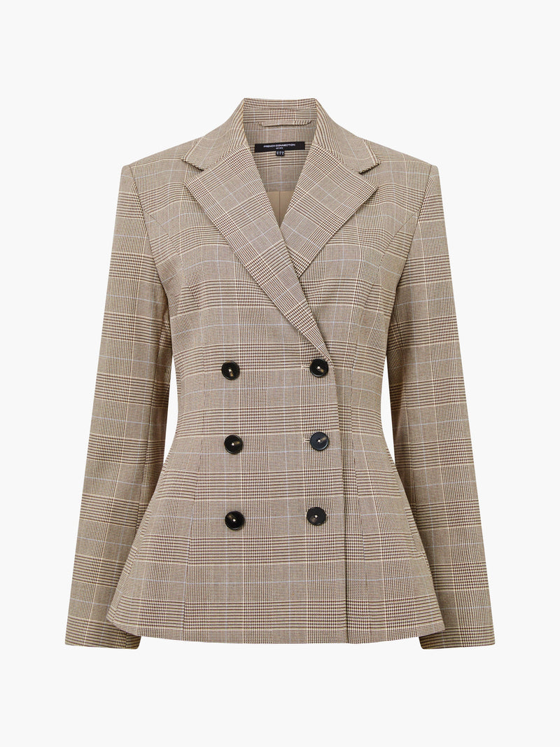 Chester Check Cinched Blazer