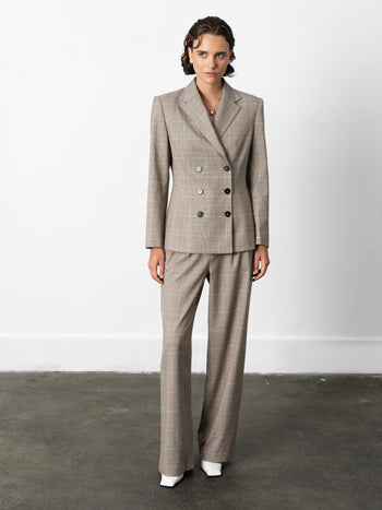 Chester Check Cinched Blazer