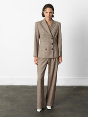 Chester Check Cinched Blazer