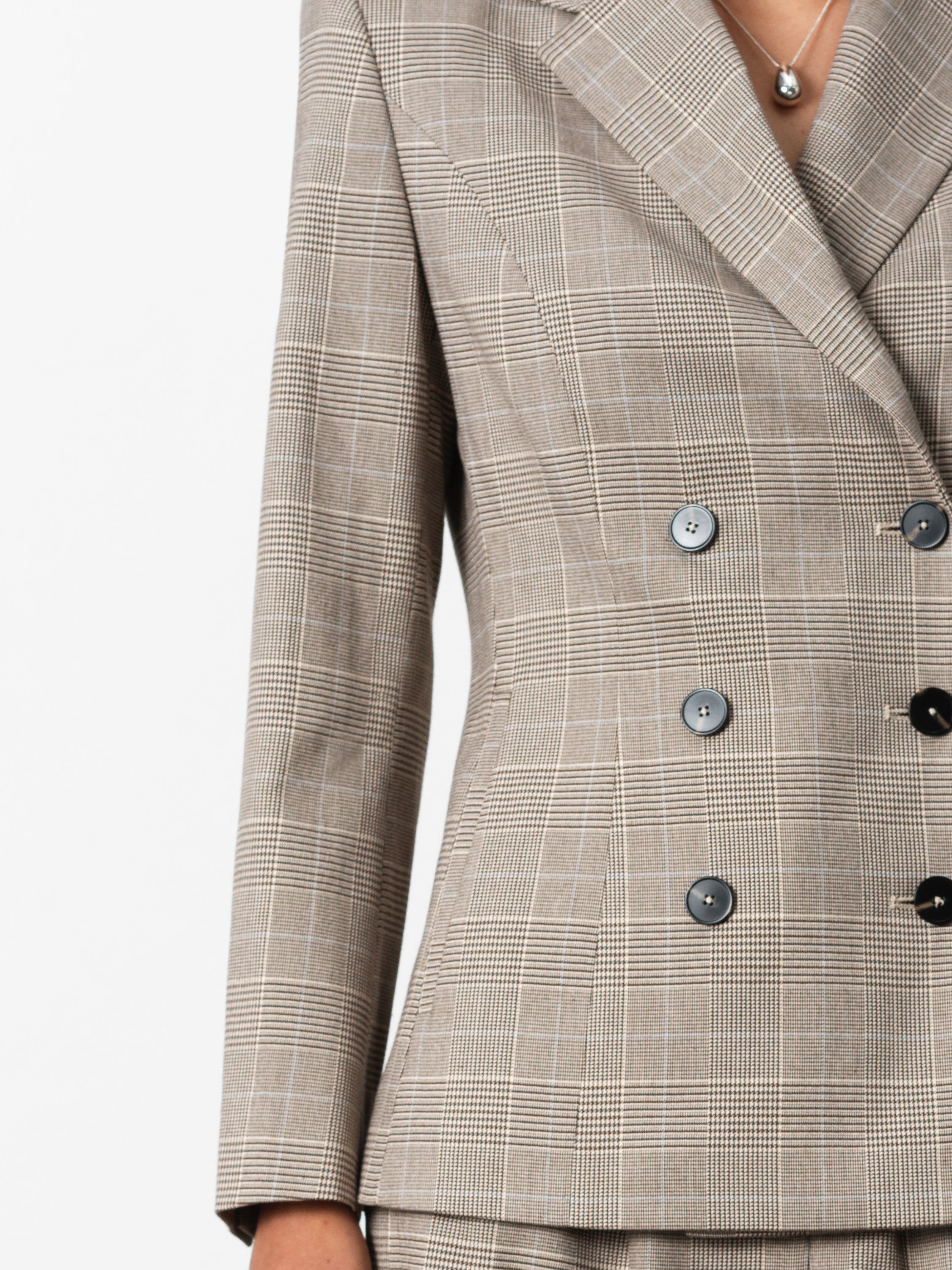 Chester Check Cinched Blazer