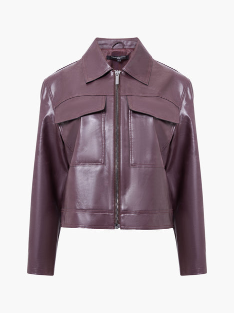 Kayleigh PU Bomber Jacket