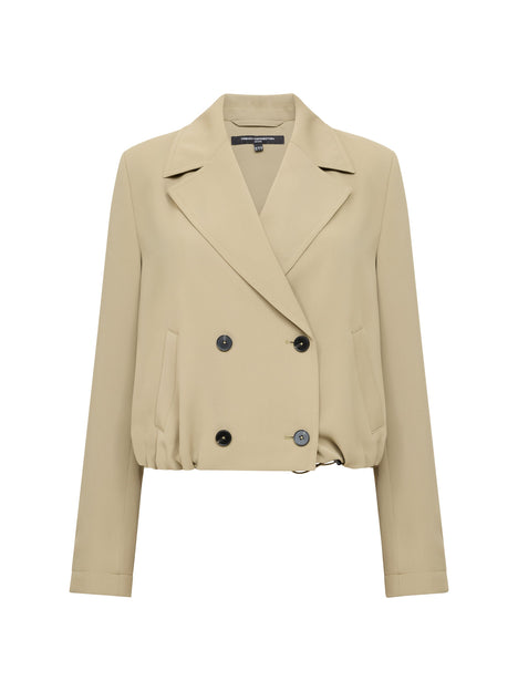 Vinnie Tailored Double Breasted Cropped Jacket