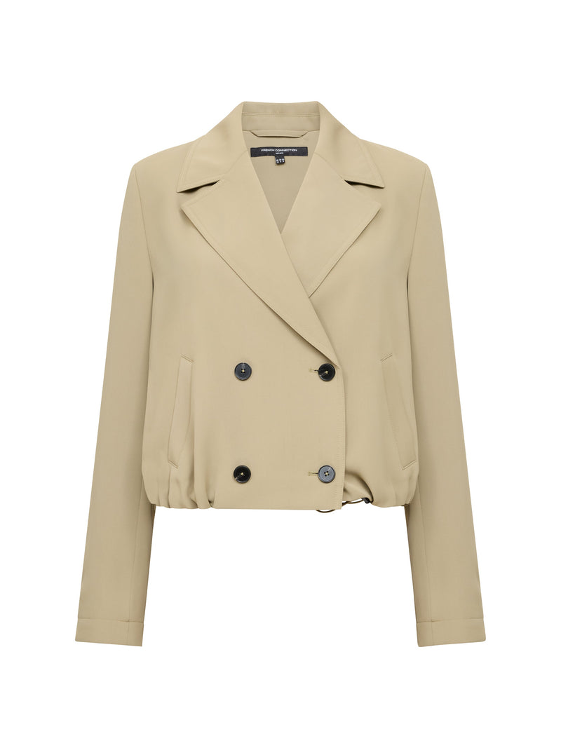 Vinnie Tailored Double Breasted Cropped Jacket