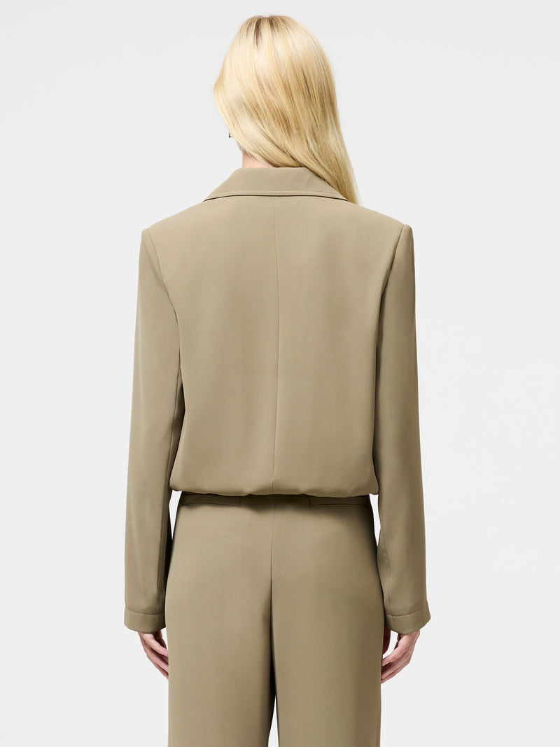 Vinnie Tailored Double Breasted Cropped Jacket