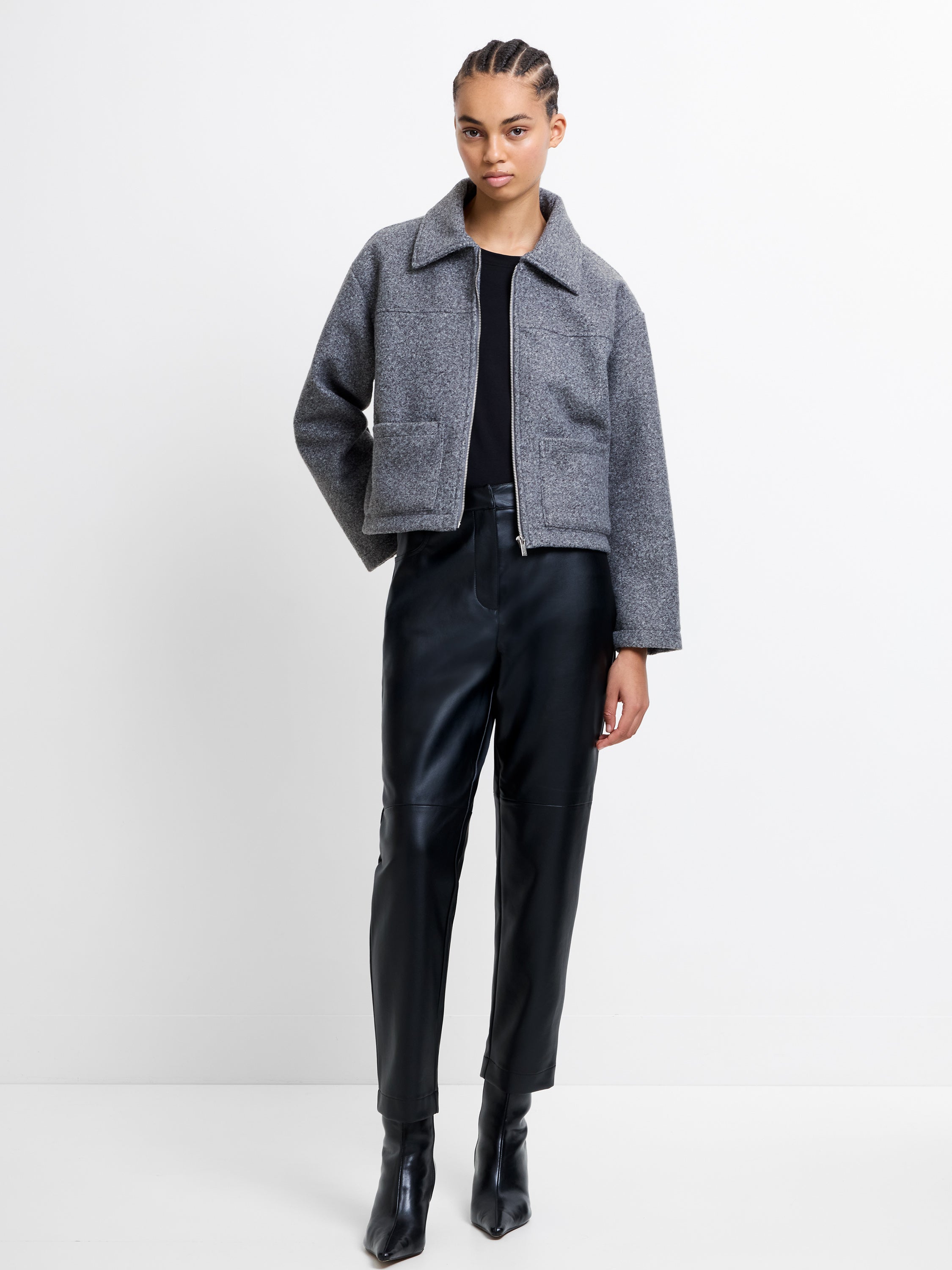Brushed Pocket Jacket