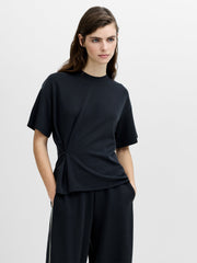 Wren Dark Grey Cinched Waist T-Shirt