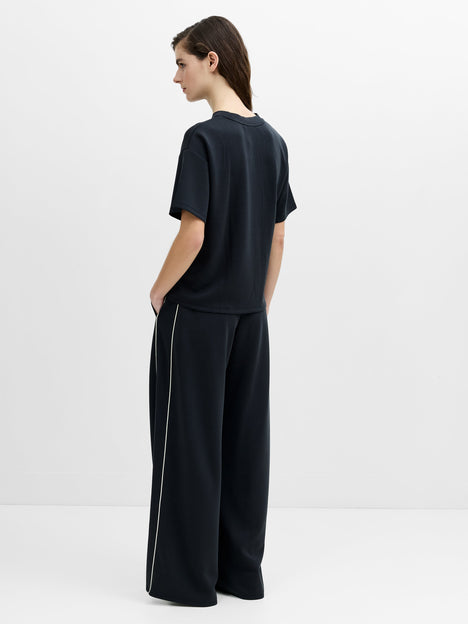 Wren Dark Grey Cinched Waist T-Shirt