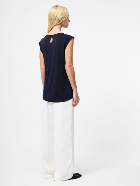 Polly Plains Capped Top